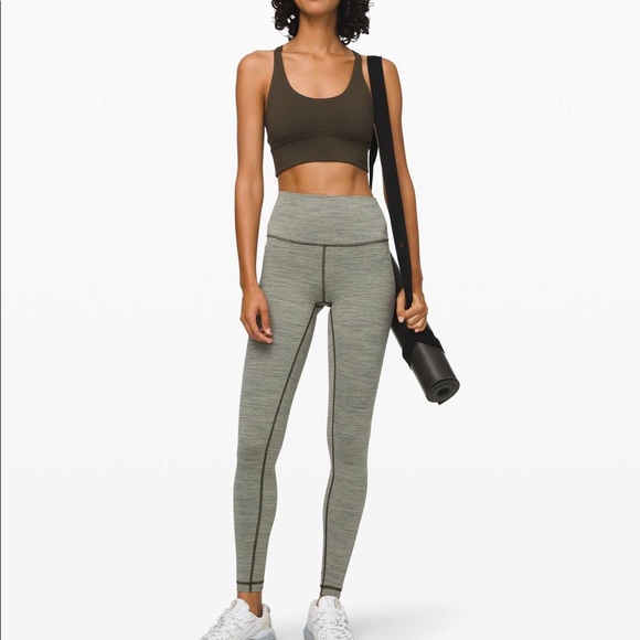 lululemon athletica Pants - lululemon grey sage wunder under leggings
